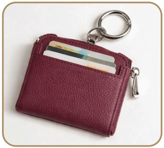 Zip Card Holder – Slim Zip Card Holder with RFID Protection